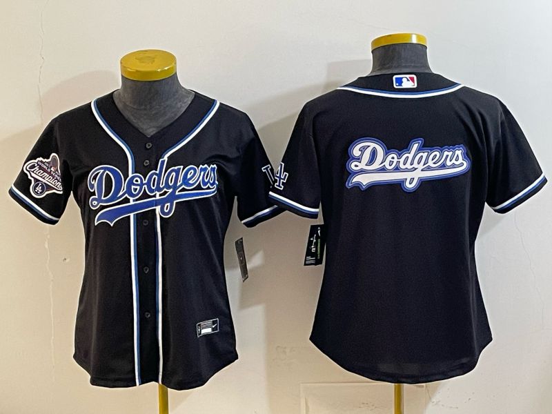 Youth 2026 Los Angeles Dodgers Blank Black Game Nike MLB Jersey style 0012